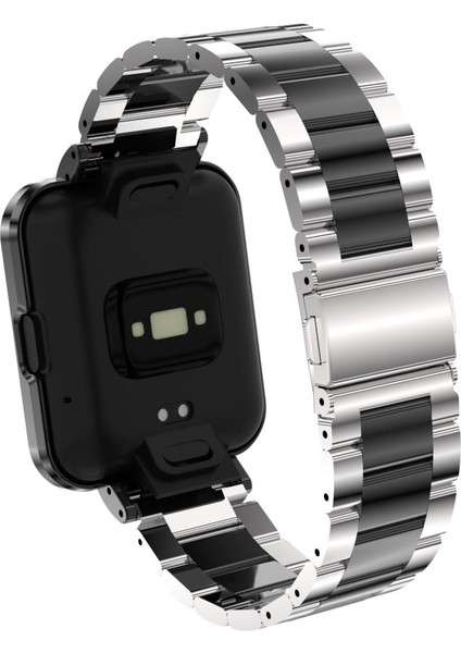 Redmi Watch 2 Lite Uyumlu Baklalı Model Metal Kordon & Kasa Koruma 2 In 1 Paslanmaz Çelik Kayış fırsatları