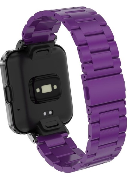 Redmi Watch 2 Lite Uyumlu Baklalı Model Metal Kordon & Kasa Koruma 2 In 1 Paslanmaz Çelik Kayış fırsatları