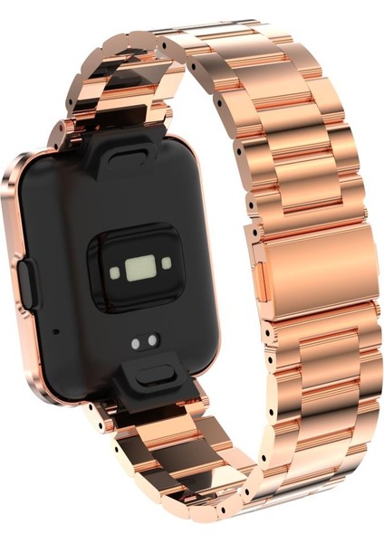 Redmi Watch 2 Lite Uyumlu Baklalı Model Metal Kordon & Kasa Koruma 2 In 1 Paslanmaz Çelik Kayış fırsatları