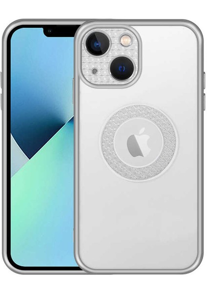 Apple iPhone 13 Uyumlu Kılıf Kamera Korumalı Logo Gösteren Esta Kapak