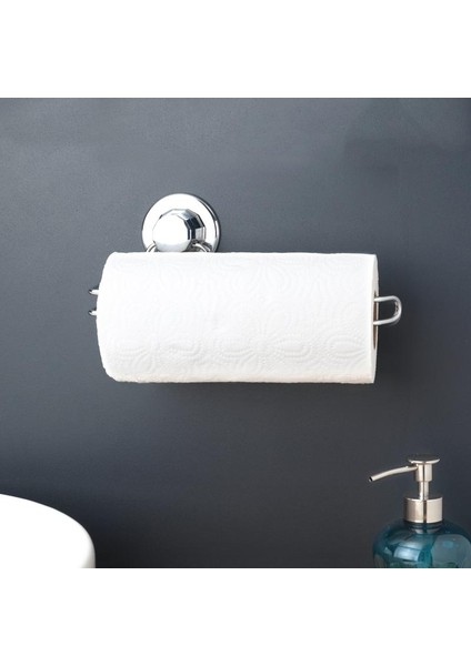 Vakumlu Banyo Mutfak Kağıt Havlu Askısı Krom modelleri