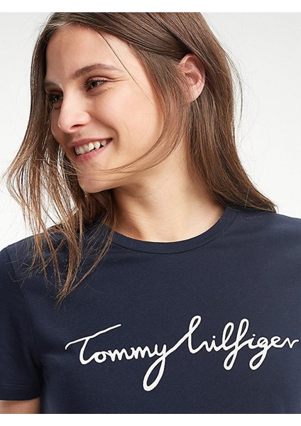 Tommy Hilfiger Kadın T-Shirt WW0WW24967-403