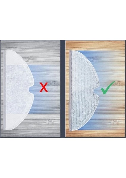Roborock s5 Max S6 Serileri Uyumlu Mop Fiber Bezi 4'lü