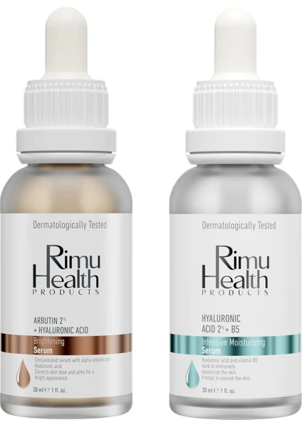 Rimu Health Products Lekeli ve Nemsiz Ciltler Için Cilt Tonu Eşitleyici Bakım Seti