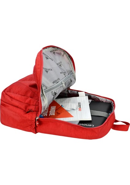 Dzc Kuzrnler Avm Lacivert Krinkil Okul Sirt Çantasi Dayanikli Çok Gözlü Günlük Spor Unisex modelleri