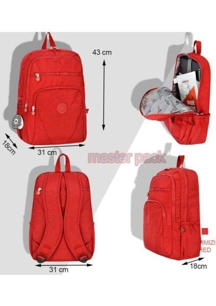 Dzc Kuzrnler Avm Lacivert Krinkil Okul Sirt Çantasi Dayanikli Çok Gözlü Günlük Spor Unisex fırsatları