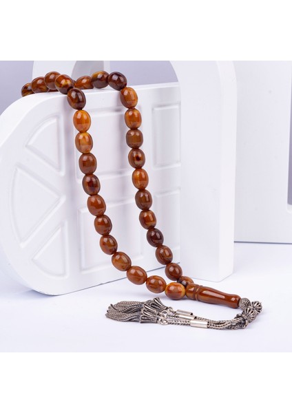 Gümüş Püsküllü Beyzi Kesim Çekoslavak Katalin Tesbih fiyatları