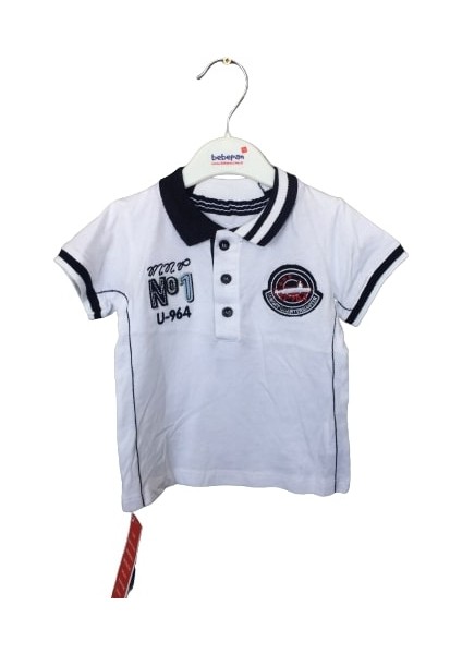 Siyah Düğmeli Polo Yaka T-Shirt