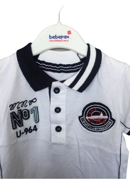 Siyah Düğmeli Polo Yaka T-Shirt