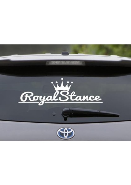 Royal Stance Taçlı Büyük Boy Sticker 58X15