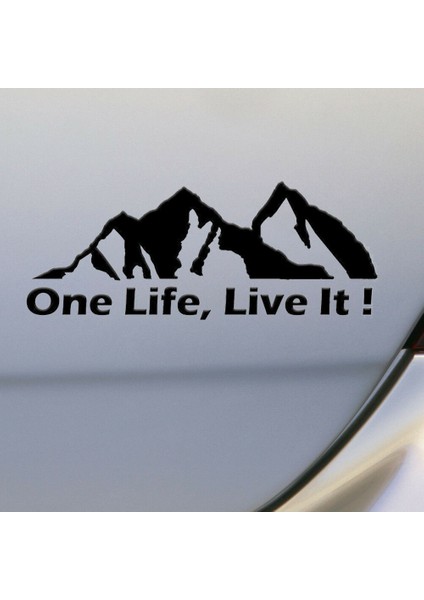 Off Road One Life,Live It! Araba Stickeri 4X4 Etiket