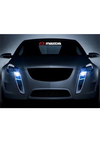 Mazda Alınlık Ön Cam Sticker 60Cm Araba Sticker