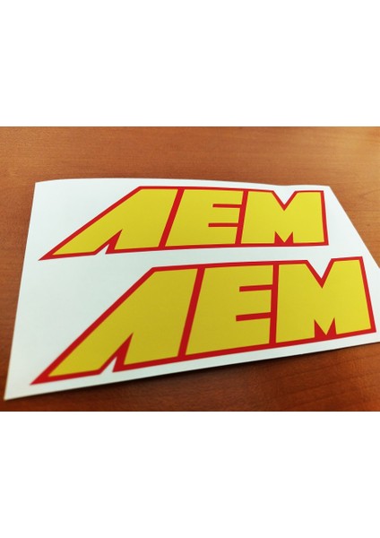 Orjinal Aem Sticker Seti 2 Adet