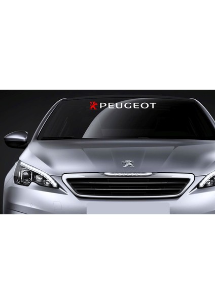 Peugeot Alınlık Ön Cam Sticker 60Cm Sticker