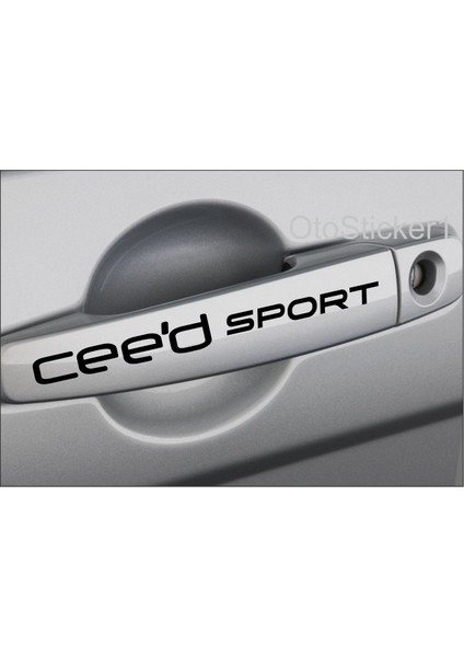 Kia Ceed Sport Kapı Kolu Ve Jant Sticker Seti