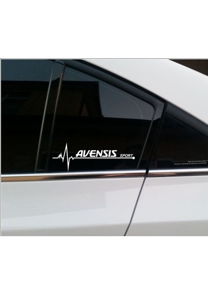 Toyota Avensis Nabız Kalp Atışı Sticker 2 Adet