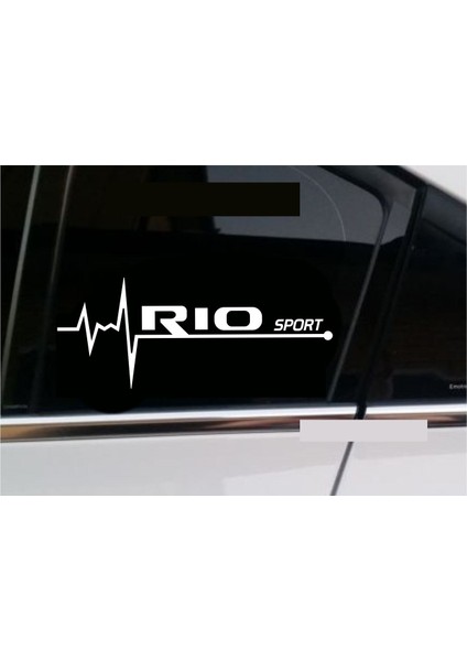 Kia Rio Sport Nabız Kalp Atışı Ritim Sticker 2 Adet