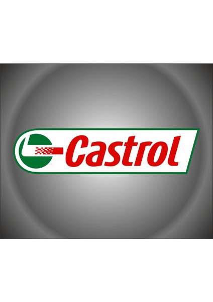 Castrol Logo Sticker 2 Adet