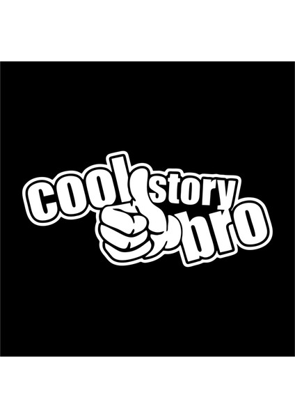 Cool Story Bro Funny Araba Stickeri 1 Adet