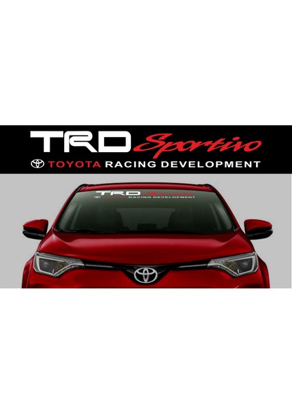 Toyota Trd Sportivo Racing Development Stickeri Ön Cam Stickeri