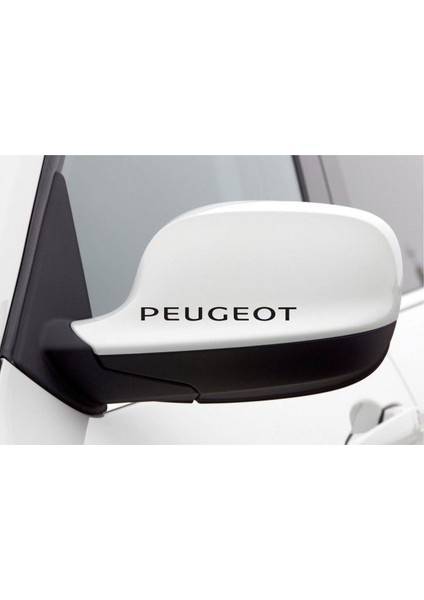 Peugeot Ayna Araba Stickeri Logo 2 Adet Set