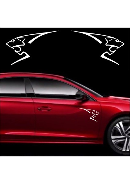 Peugeot Le Mans Ayna Araba Stickeri Logo 2 Adet