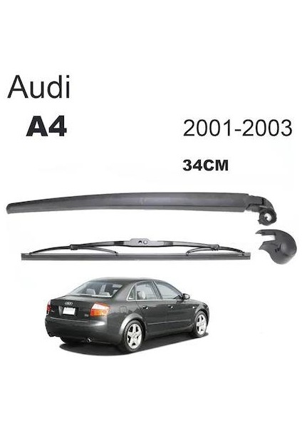 Audi A4 Arka Silecek Kolu ve Süpürgesi Set 2001 2003