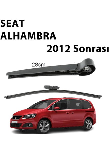 Seat Alhambra Arka Silecek Kolu ve Süpürgesi Takım 2012 Sonrası