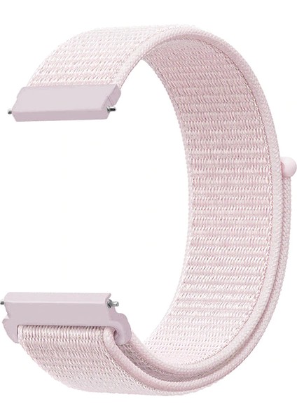 Amazfit Gts 2 Mini İçin Uyumlu Spor Dokuma Kordon Pearl Pink