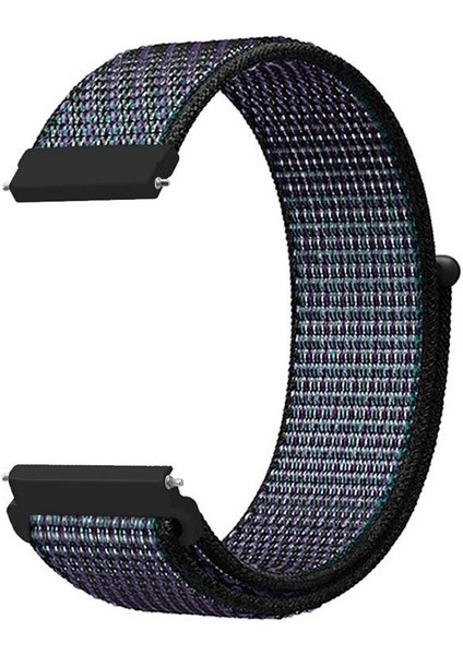 Amazfit Gts 2 Mini İçin Uyumlu Spor Dokuma Kordon Hyper Grape