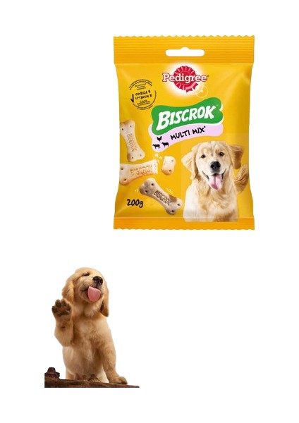 Biscrock Köpek Ödül Maması Multimix 200 gr
