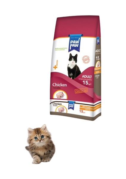 Tavuklu Yetişkin Kedi Maması 15 kg