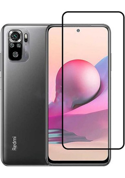 Xiaomi Redmi Note 10S Ekran Koruyucu 9d Tam Kaplayan Kavisli