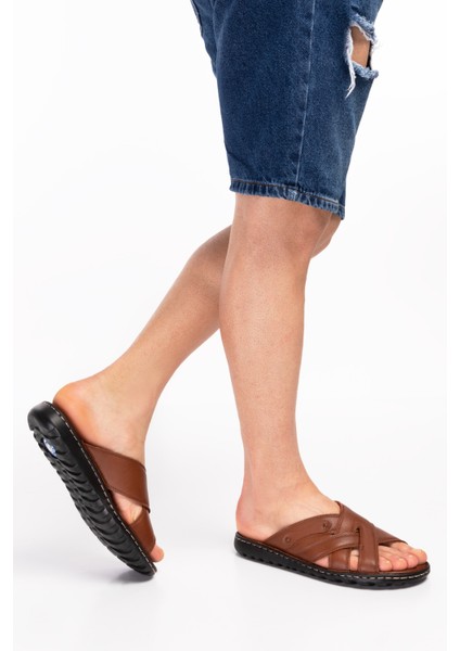 Erkek Taba Hakiki Deri Comfort Taban Terlik fiyatları