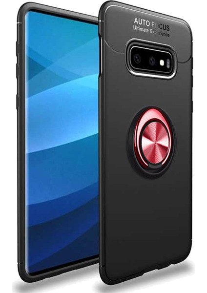 Samsung Galaxy S10E Yüzüklü Power Silikon Kılıf