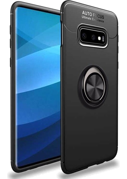 Samsung Galaxy S10E Yüzüklü Power Silikon Kılıf