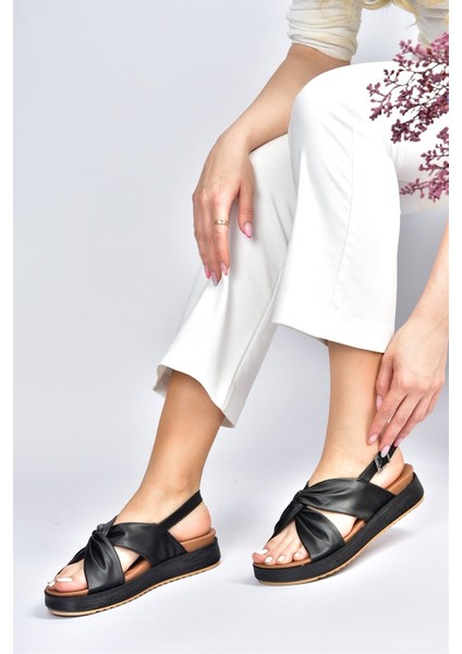 Siyah Günlük Kadın Sandalet M524022309 fırsatları