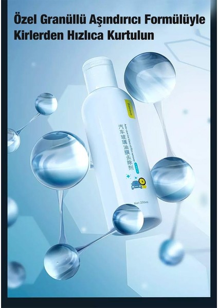 Sprey Oto Cam Parlatıcı ve Temizleyici Set, Ayna, Parlatıcı Set 200 ml