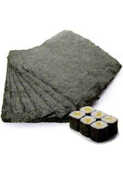 Doğal Nori Sushi Yosunu 10 Yaprak 25GR fiyatları