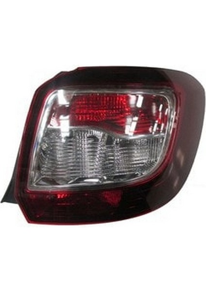 2013 - 2016 Dacıa Sandero Stop Lambası Sağ Koyu Kırmızı - Beyaz (Stepway) (Füme) (Mars) (Oem NO:265500465R)