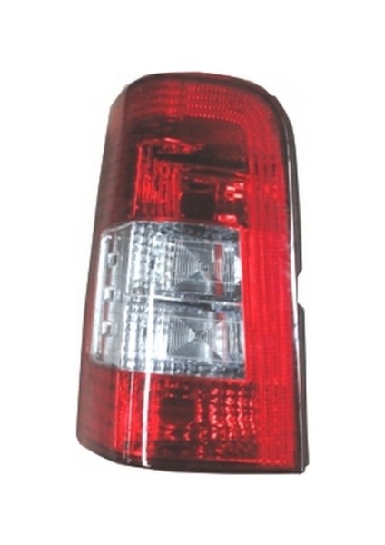 2004 - 2009 Citroen Berlingo Stop Lambası Sol Kırmızı - Beyaz (Bagaj Kapağı Yana Açılan Tip) (Pleksan) (Oem NO:6350Y8)