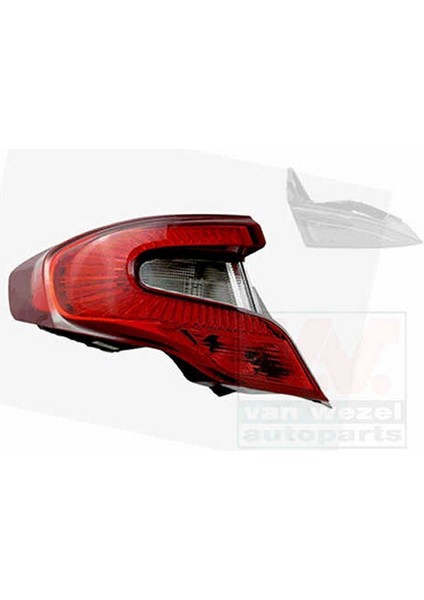 Fiat Egea 2015 Stop Lambası Sol Dıs Duysuz (Sedan) (Oem NO:52102967)