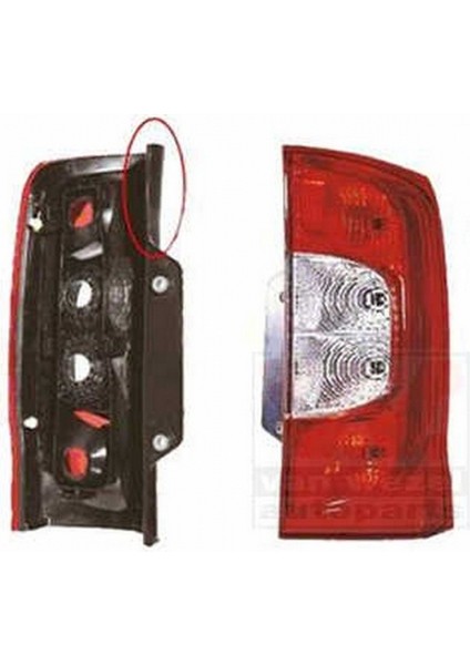 Nemo Bıpper Fıorıno 2008 Stop Lambası Sağ Tek Kapı Duysuz (Oem NO:6351JH)