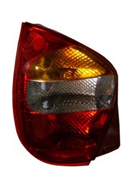 2002 - 2005 Fiat Palio Stop Lambası Sol Sarı - Kırmızı - Beyaz 3 - 5 Kapı (Pleksan) (Oem NO:46845633)