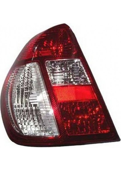 1998 - 2001 Renault Clio Sd Stop Lambası Sol (Kırmızı - Beyaz) (Pleksan) (Oem NO:8200403981)
