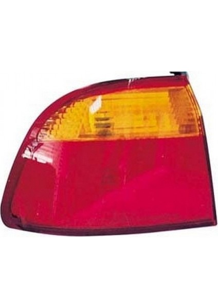 1999 - 2001 Honda Civic Sd Dış Stop Lambası Sol Kırmızı - Üstü Sarı (Usa Tipi)(Tyc) (Oem NO:33551S04A51)