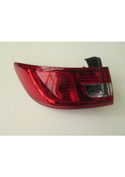 2013 - 2016 Renault Clio Hb Dış Stop Lambası Sol Kırmızı - Beyaz (Pleksan) (Oem NO:265504091R)