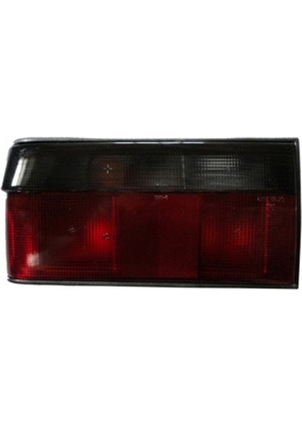 1993 - 1996 Renault R9 Broadway Stop Lambası Sol (Siyah - Kırmızı) (Duysuz) (Pleksan) (Oem NO:7700773354)