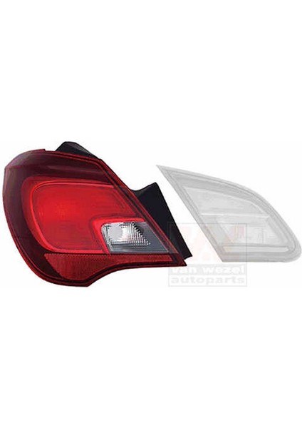 Opel Corsa E 2016 Stop Lambası Dış Sol 5 Kapı (Oem NO:1222565)