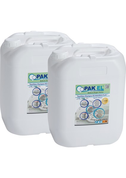 HD Maximus Eco 20 Kg - Oto Şampuanı - 2'li Paket